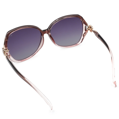 SUPER IDOL | 別緻小花方框太陽眼鏡 | 柔媚紅  