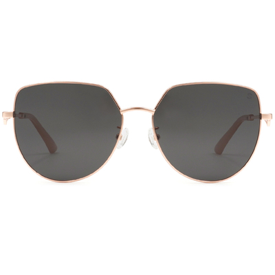 SUPER IDOL | 都市品味多邊框太陽眼鏡 | 櫻花粉