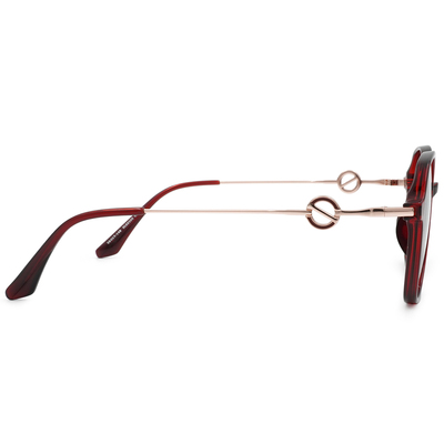 SUPER IDOL | 勢如流星方框太陽眼鏡 | 至尊紅