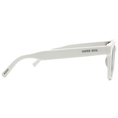 SUPER IDOL | 愜意節奏方框太陽眼鏡 | 香草白