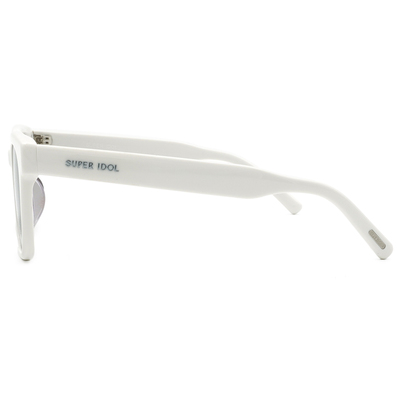 SUPER IDOL | 愜意節奏方框太陽眼鏡 | 香草白