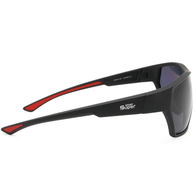 SUPER SPORT | 自由風範方框運動太陽眼鏡 | 黑魅紅影