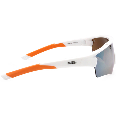 SUPER SPORT | 無所畏懼護眼框太陽眼鏡 | 亮白橘