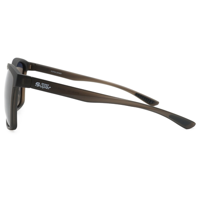 SUPER SPORT | 經典輕巧方框運動太陽眼鏡 | 磨砂黑