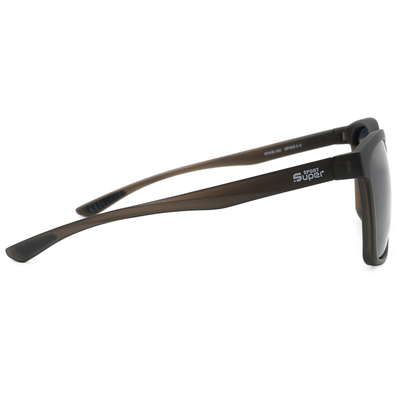 SUPER SPORT | 經典輕巧方框運動太陽眼鏡 | 磨砂黑