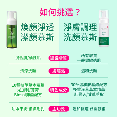 【PEZRI派翠】煥顏淨透潔顏慕斯150ml