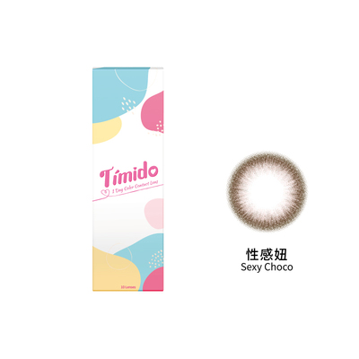 媞蜜多彩色日拋隱形眼鏡(10片裝/性感妞)