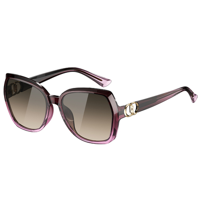 Helen Keller 無界多邊框太陽眼鏡 魅紫紅