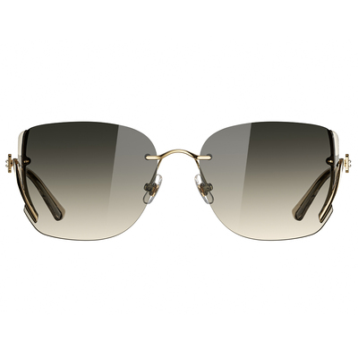 Helen Keller 晶嶼大方框太陽眼鏡 漸層茶色