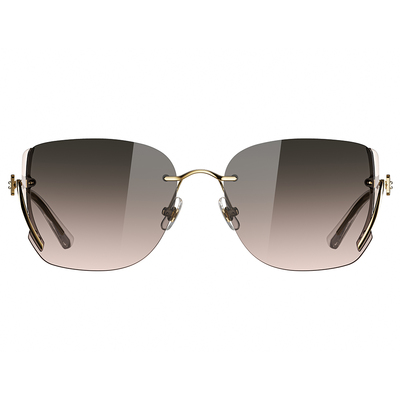 Helen Keller 晶嶼大方框太陽眼鏡 香檳粉