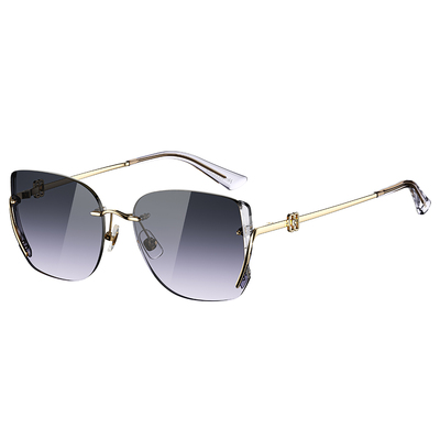 Helen Keller 晶嶼大方框太陽眼鏡 灰粉