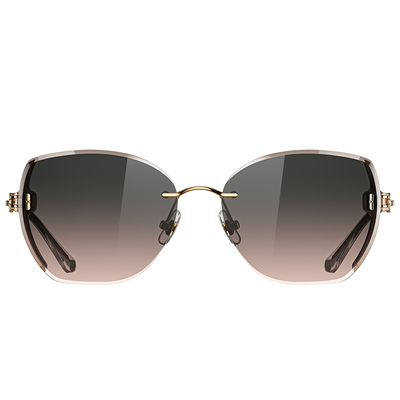 Helen Keller 琢光多邊框太陽眼鏡 柔暮茶