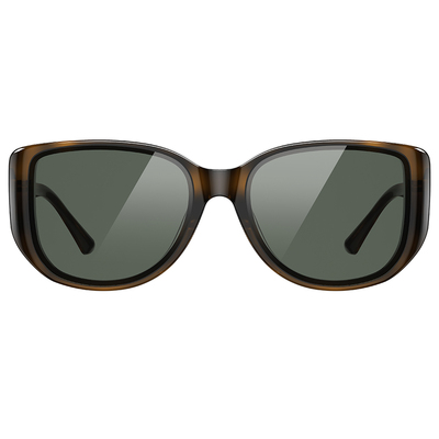 Helen Keller 俐落面大方框太陽眼鏡 玳瑁棕