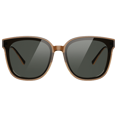 Helen Keller 單色時區大方框太陽眼鏡 午後棕