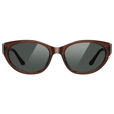 Helen Keller 次元感貓眼框太陽眼鏡 透棕