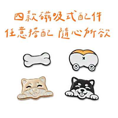 K-DESIGN動物聯萌 | 犬系選品小配飾 大方框眼鏡 | 奶霧咖