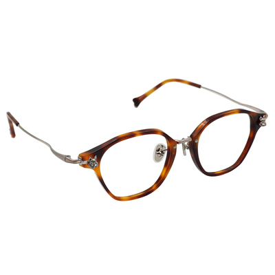 K-DESIGN動物聯萌 | 萌兔物語 多邊框眼鏡 | 琥珀棕