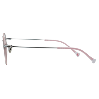 K-DESIGN動物聯萌 | 輕盈貓步 多邊框眼鏡 | 馬卡龍粉