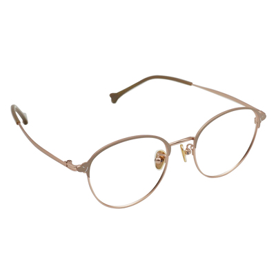 K-DESIGN動物聯萌 | 小短腿探員 眉框眼鏡 | 粉咖