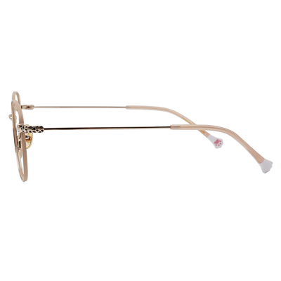 K-DESIGN動物聯萌 | 光影斑斕 多邊框眼鏡 | 太妃奶霜