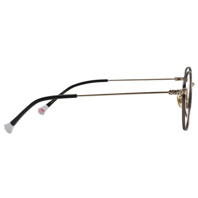 K-DESIGN動物聯萌 | 光影斑斕 多邊框眼鏡 | 灰X金