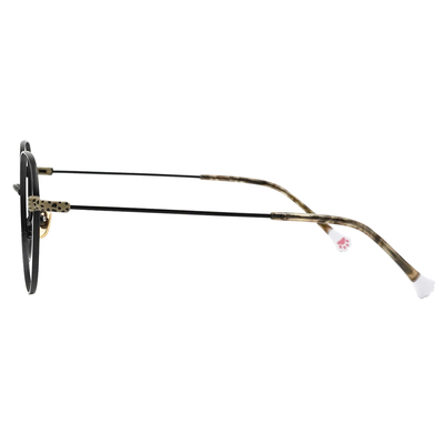 K-DESIGN動物聯萌 | 虎斑呢喃 多邊框眼鏡 | 消光黑 