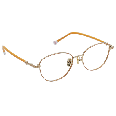 K-DESIGN動物聯萌 | 小貓愛吃魚 多邊框眼鏡 | 橘虎斑