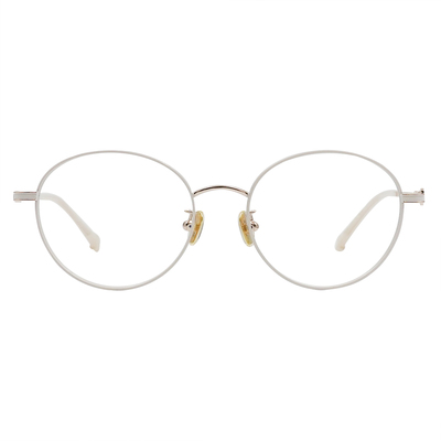 K-DESIGN動物聯萌 | 金毛小跟班 圓框眼鏡 | 象牙白