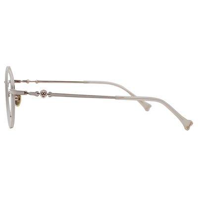 K-DESIGN動物聯萌 | 金毛小跟班 圓框眼鏡 | 象牙白