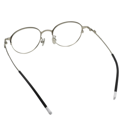 K-DESIGN動物聯萌 | 賓士喵 圓框眼鏡 | 灰X銀