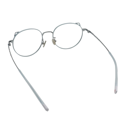 K-DESIGN動物聯萌 | 萌Q貓耳 圓框眼鏡 | 寶寶藍