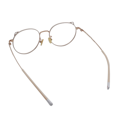 K-DESIGN動物聯萌 | 萌Q貓耳 圓框眼鏡 | 萌粉