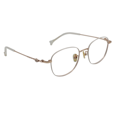 K-DESIGN動物聯萌 | 優雅小貴賓 多邊框眼鏡 | 雲朵粉