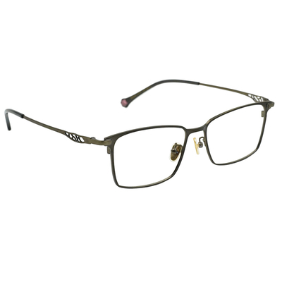 K-DESIGN動物聯萌 | 斑斑日記 長方框眼鏡 | 煙燻咖