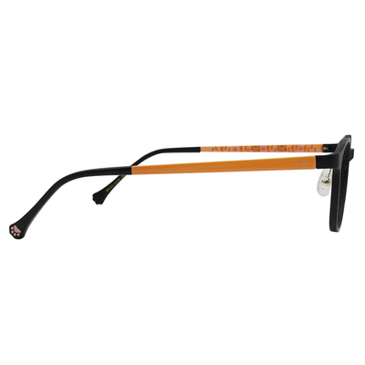 K-DESIGN動物聯萌 | 暖陽橘貓 方框眼鏡 | 碳黑X橘