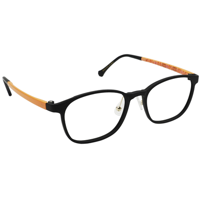 K-DESIGN動物聯萌 | 暖陽橘貓 方框眼鏡 | 碳黑X橘