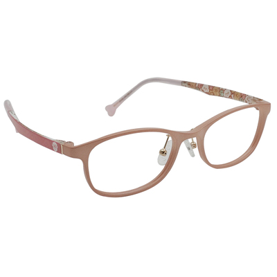 K-DESIGN動物聯萌 | 汪汪甜心 長方框眼鏡 | 草莓牛奶