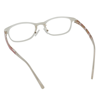 K-DESIGN動物聯萌 | 汪汪甜心 長方框眼鏡 | 櫻花白 