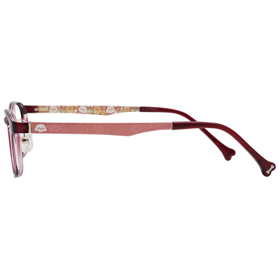 K-DESIGN動物聯萌 | 汪汪甜心 長方框眼鏡 | 櫻桃紅