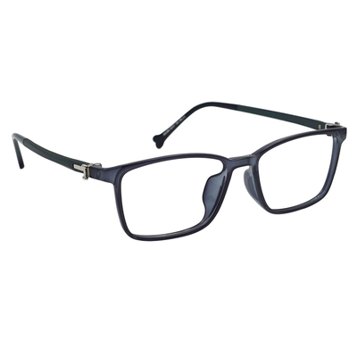 K-DESIGN動物聯萌 | 小骨頭捉迷藏 方框眼鏡 | 冰湖藍