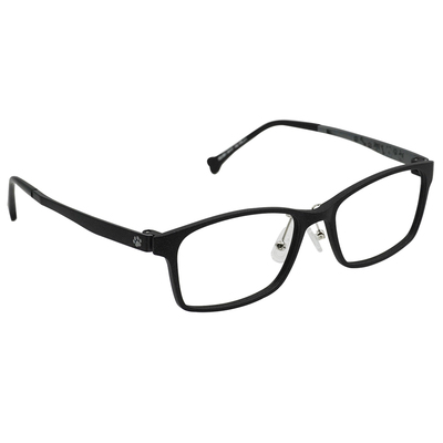 K-DESIGN動物聯萌 | 狗勾特派員 長方框眼鏡 | 亮點黑