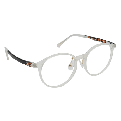 K-DESIGN動物聯萌  | 三花日常 圓框眼鏡 | 輕盈透