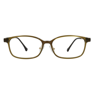 K-DESIGN動物聯萌 | 叢林漫遊 長方框眼鏡 | 透棕