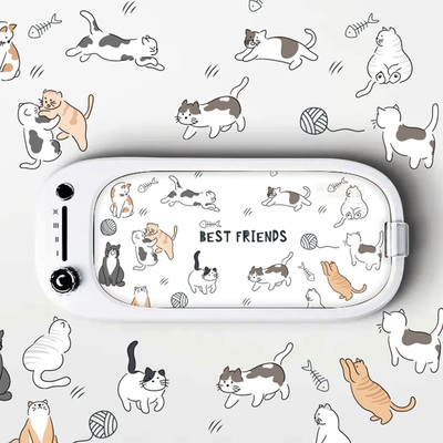 動物聯萌系列之貓咪亂跑超聲波清洗機