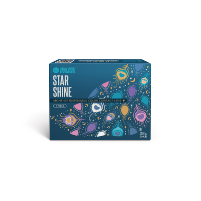 星眸彩色月拋隱形眼鏡-孔雀之夜(1片裝)