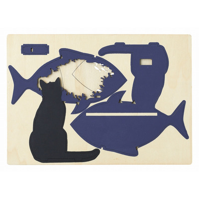 【SETO CRAFT】3D 木製 DIY 貓形氛圍小夜燈