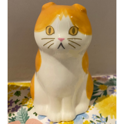 【SETO CRAFT】貓咪造型花器/筆座 3入組