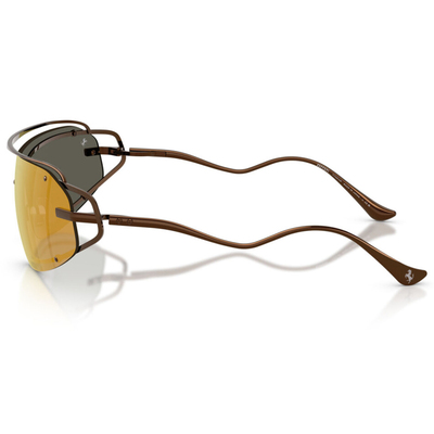 Ferrari法拉利 | 風馳多邊框太陽眼鏡 | 琥曜金