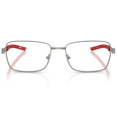 Ferrari法拉利 | 熠然流線長方框眼鏡 | 科技銀X紅