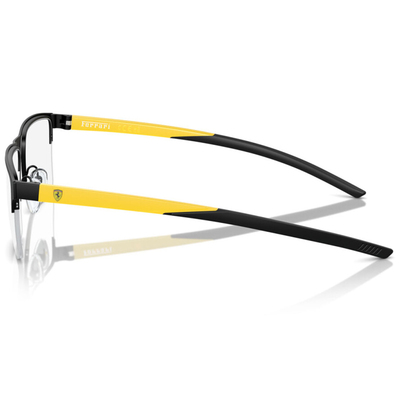 Ferrari法拉利 | 急速鋒芒長方框眼鏡 | 經典黑X黃